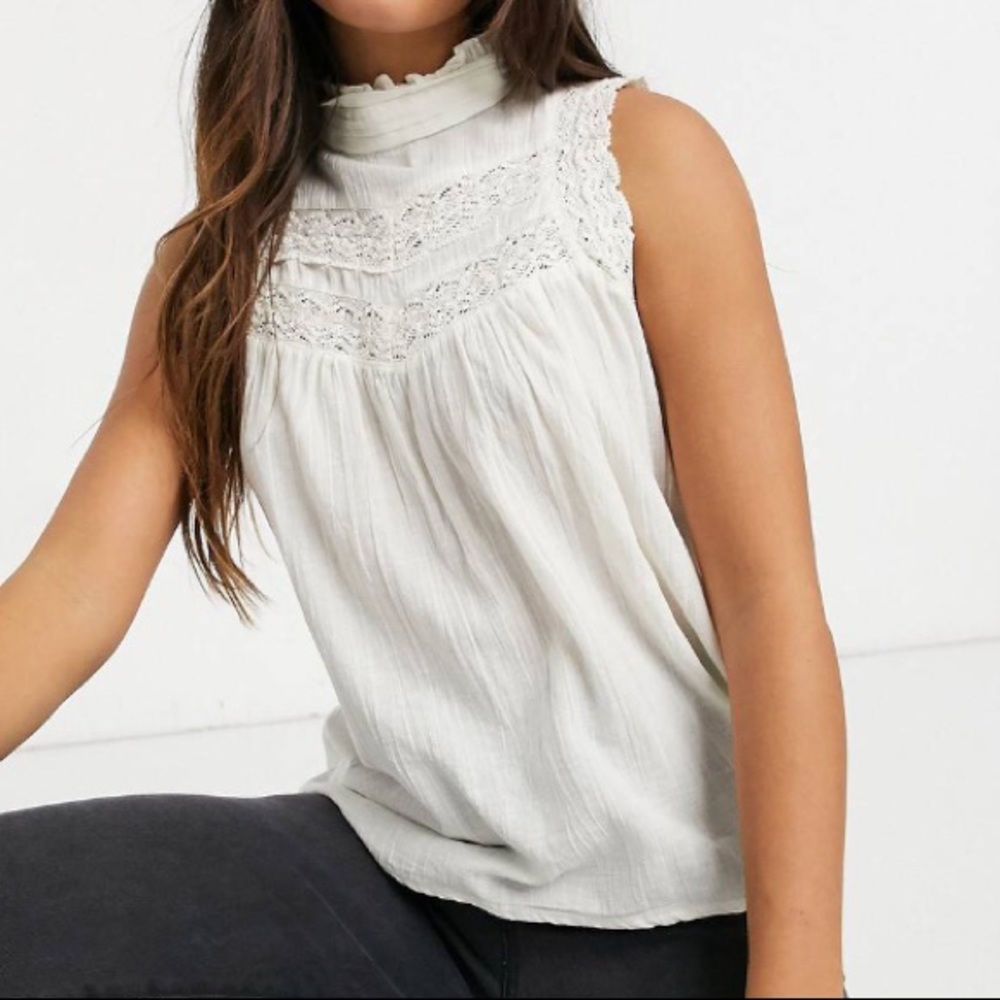 High neck tank top
